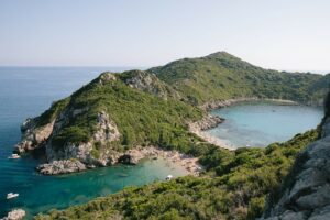 Corfu coastline yoga retreat