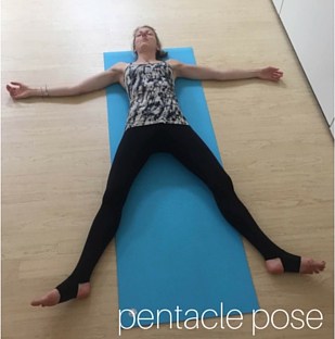 restorative yin yoga poses - pentacle