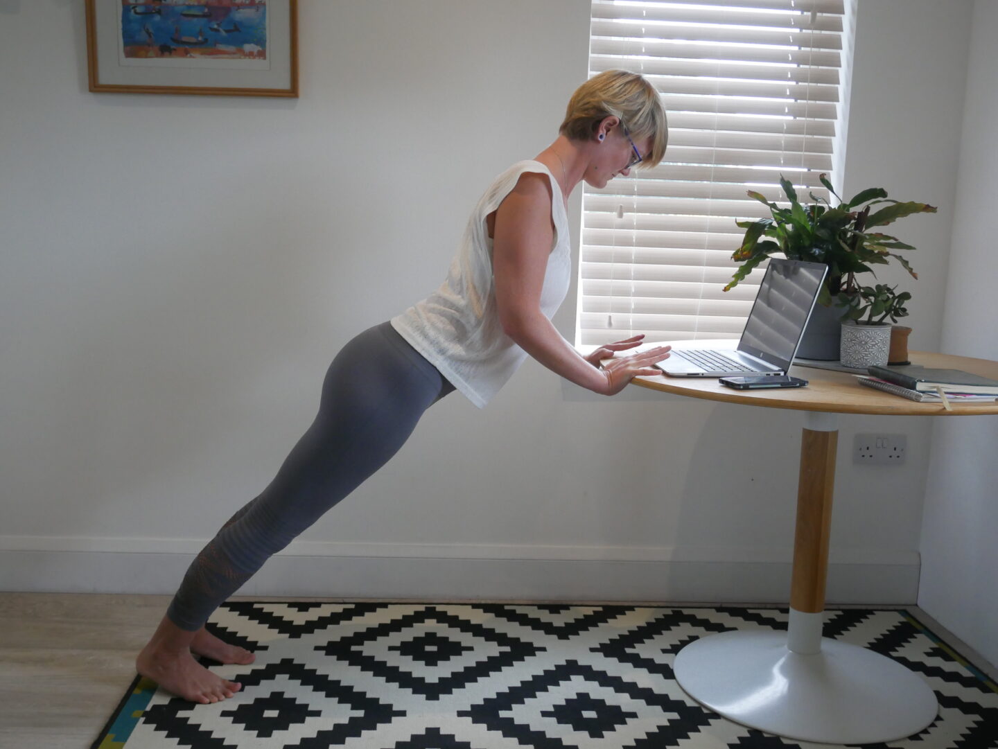 the office yoga