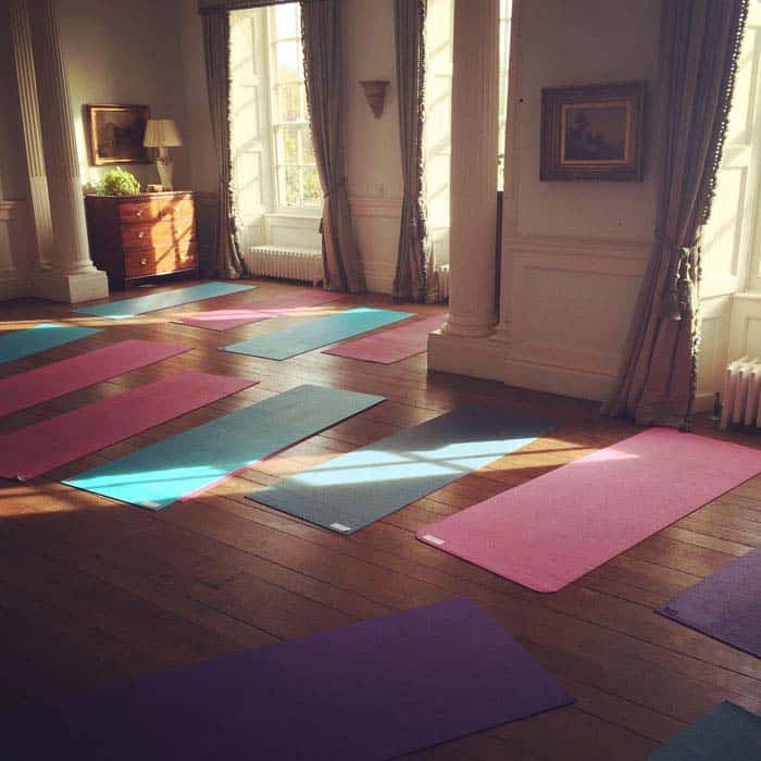 yoga room oxford bicester yoga mats and sunlight through windows