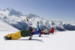 ski yoga adventure holiday