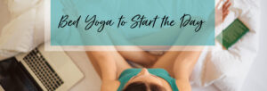 bed yoga banner