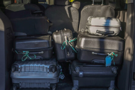 suitcases packing