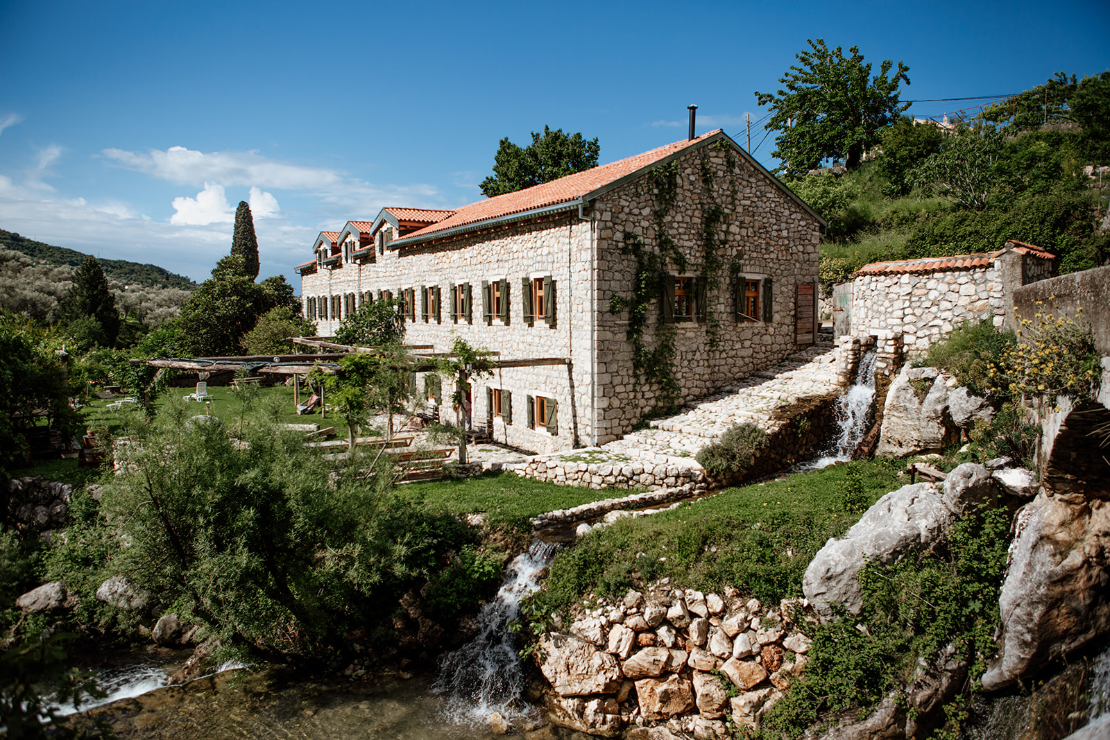 olive mill venue and garden - yoga holiday montenegro