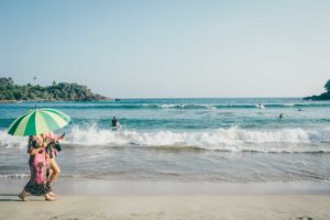 Sri-Lanka--surrounds-umbrella-on-beach