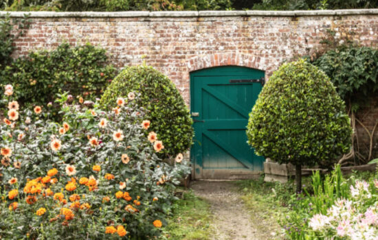 Walled garden at Tresillian