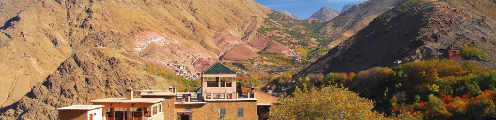 kasbah in the heart of the atlas mountains