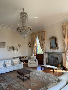 Living room in our Madeira yoga retreat venue
